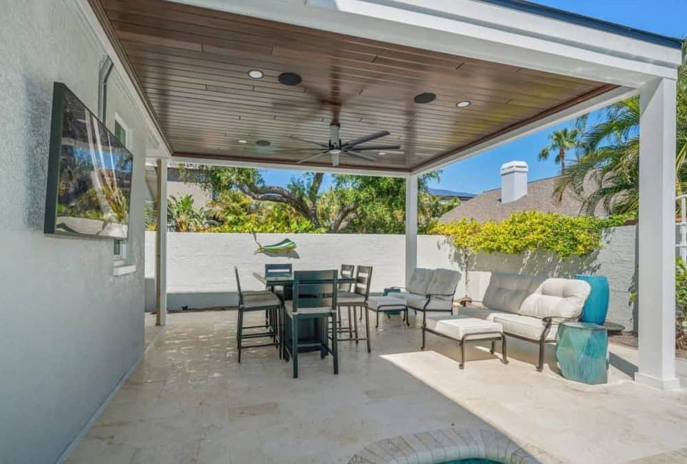 Finished custom home interior built in Tampa Bay