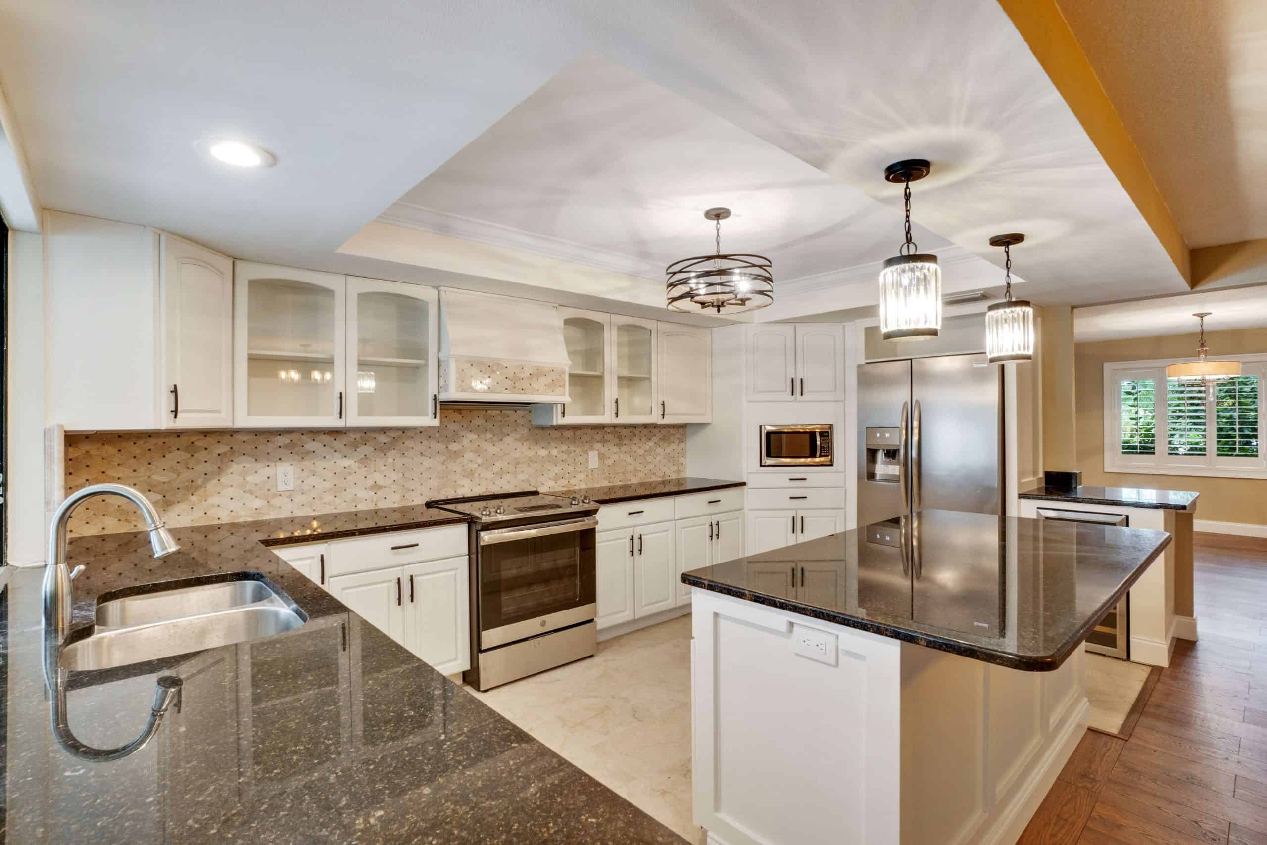 White cabinetry kitchen remodel in St Petersburg Florida