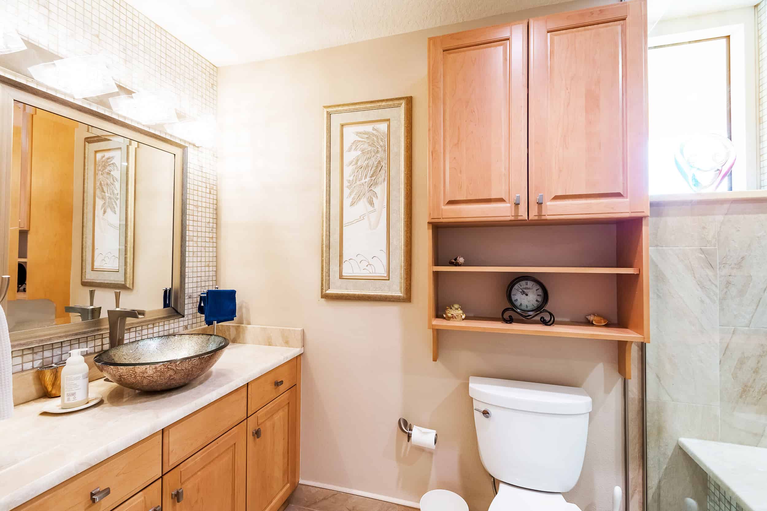 Guest bathroom remodel in Clearwater Beach condo