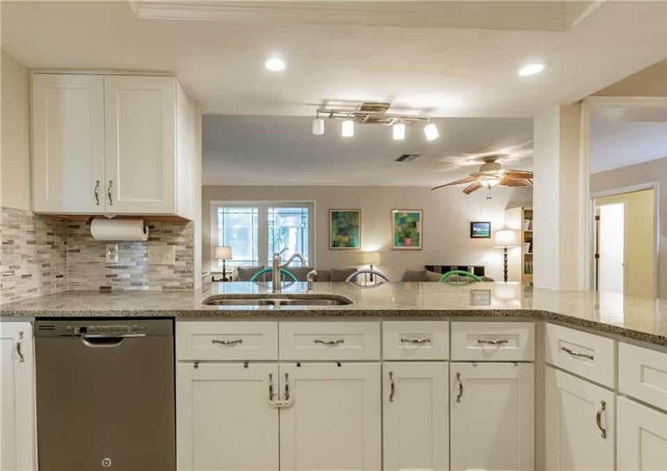 Kitchen remodel in Largo showing improved layout and finishes