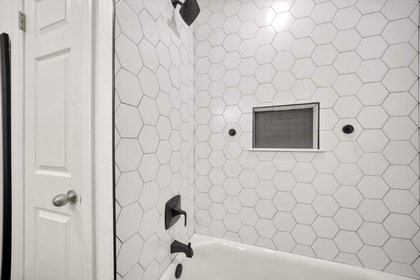 Custom bathroom renovation details