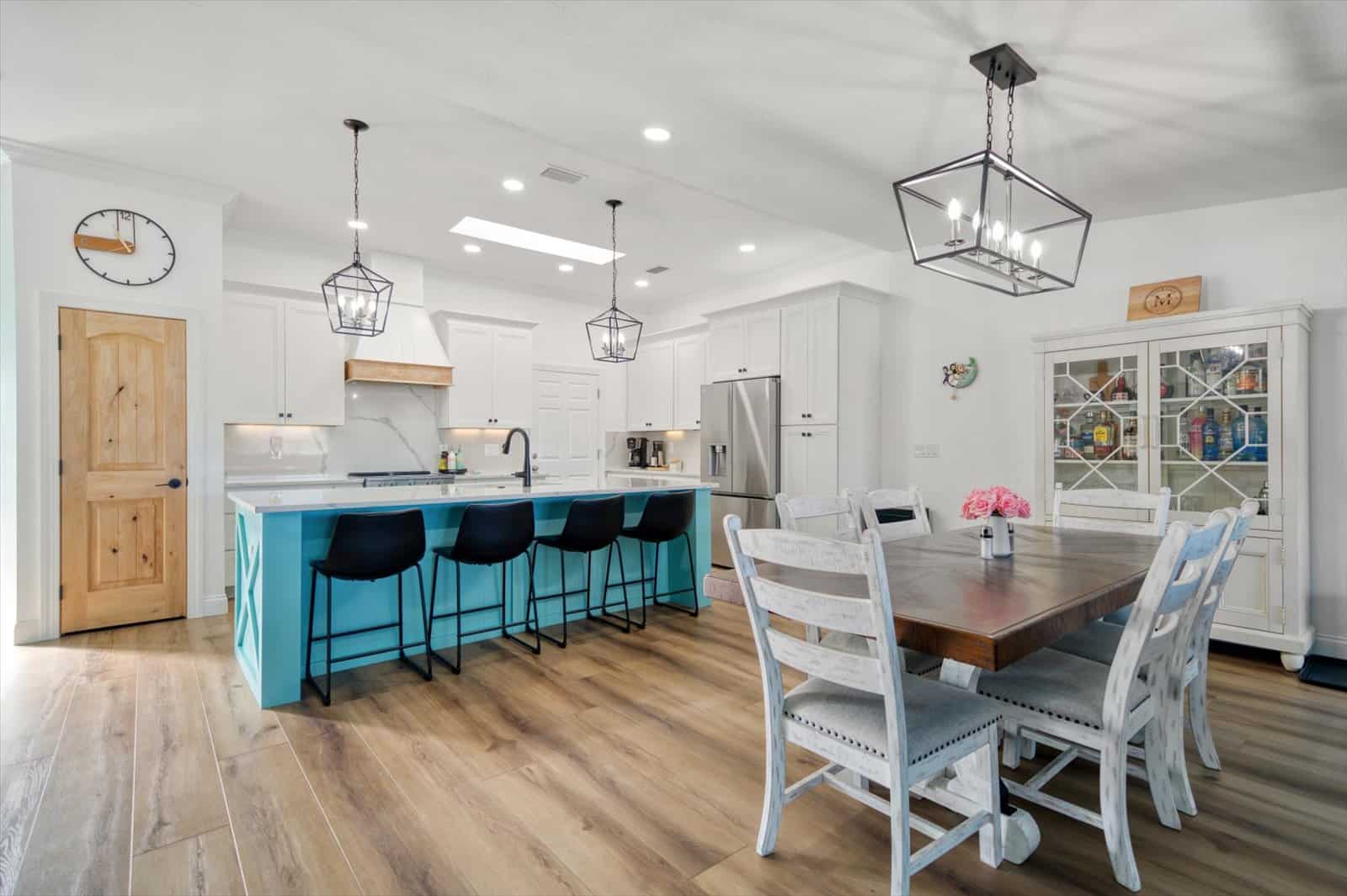 Bright spacious kitchen in remodeled condominium