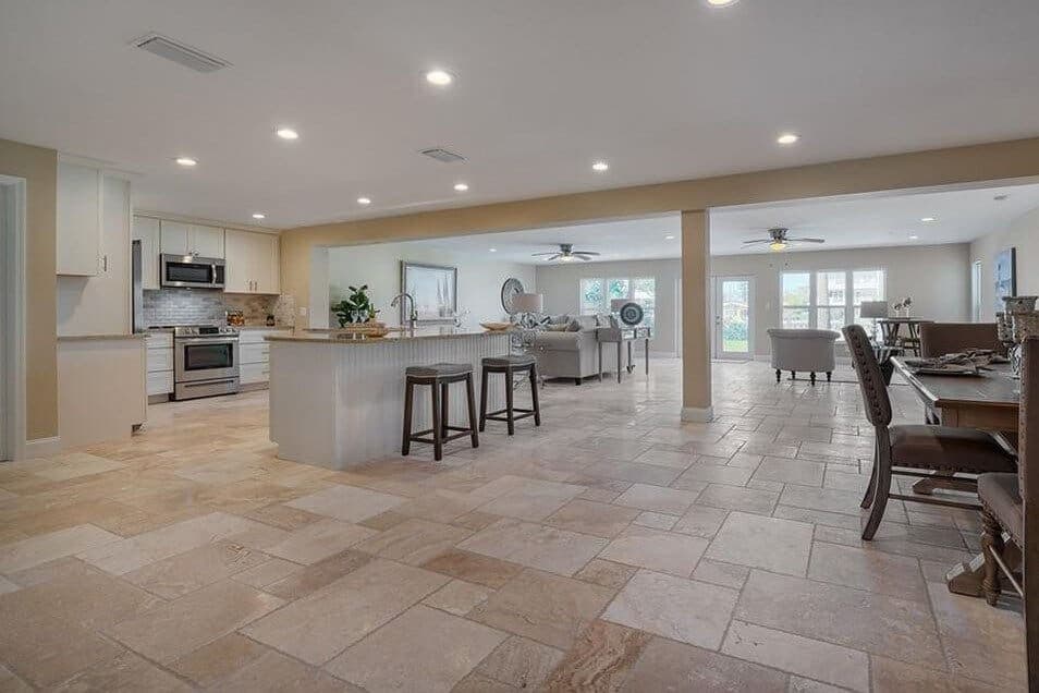 Whole home remodeling project with an addition