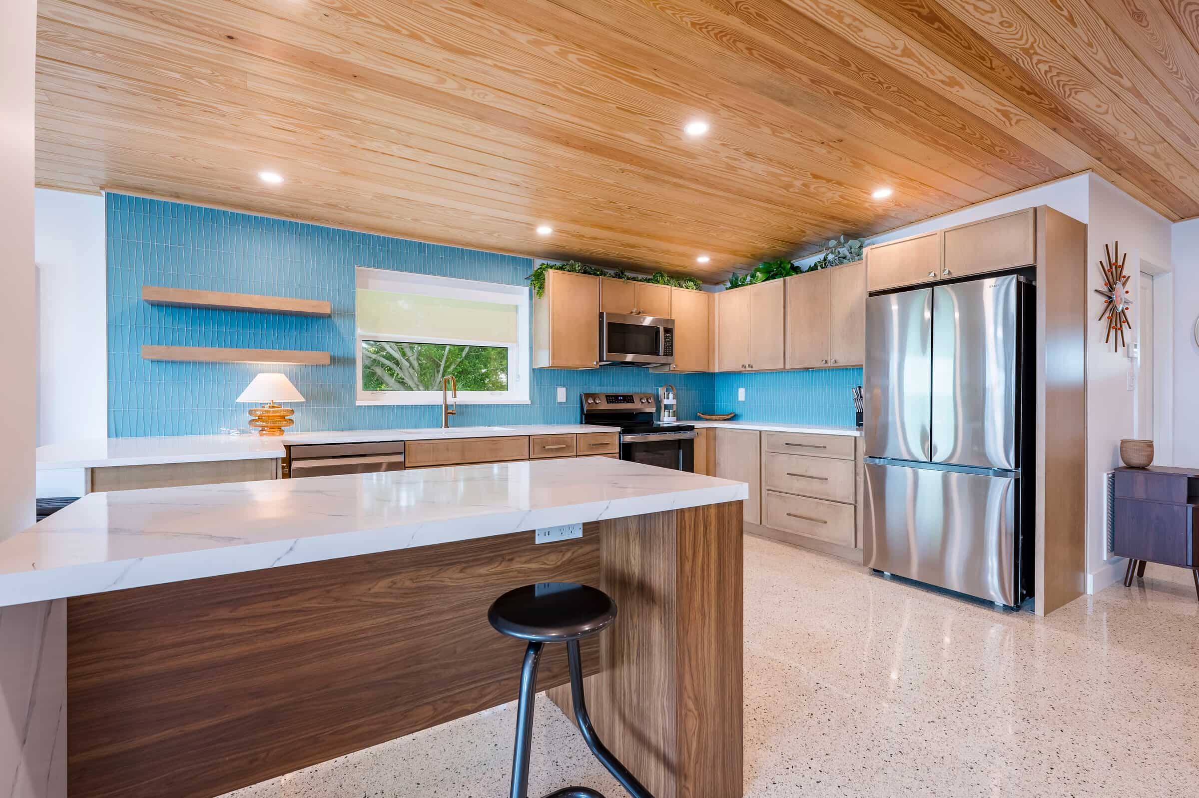 Kitchen & Dining in completed Seminole home