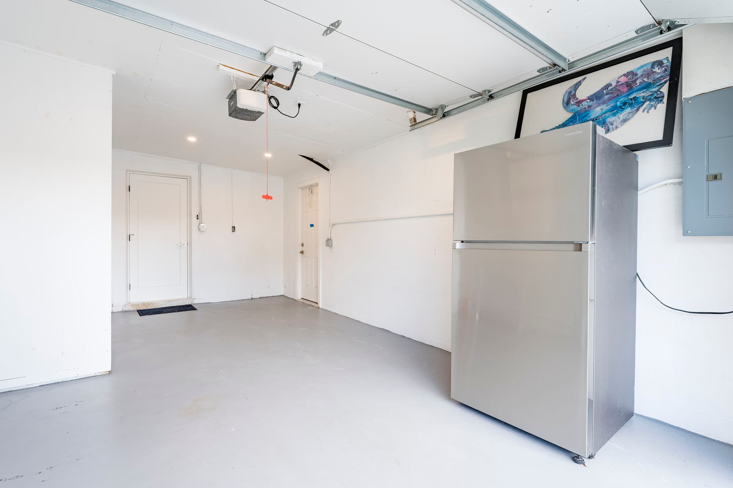 Utility room and storage area