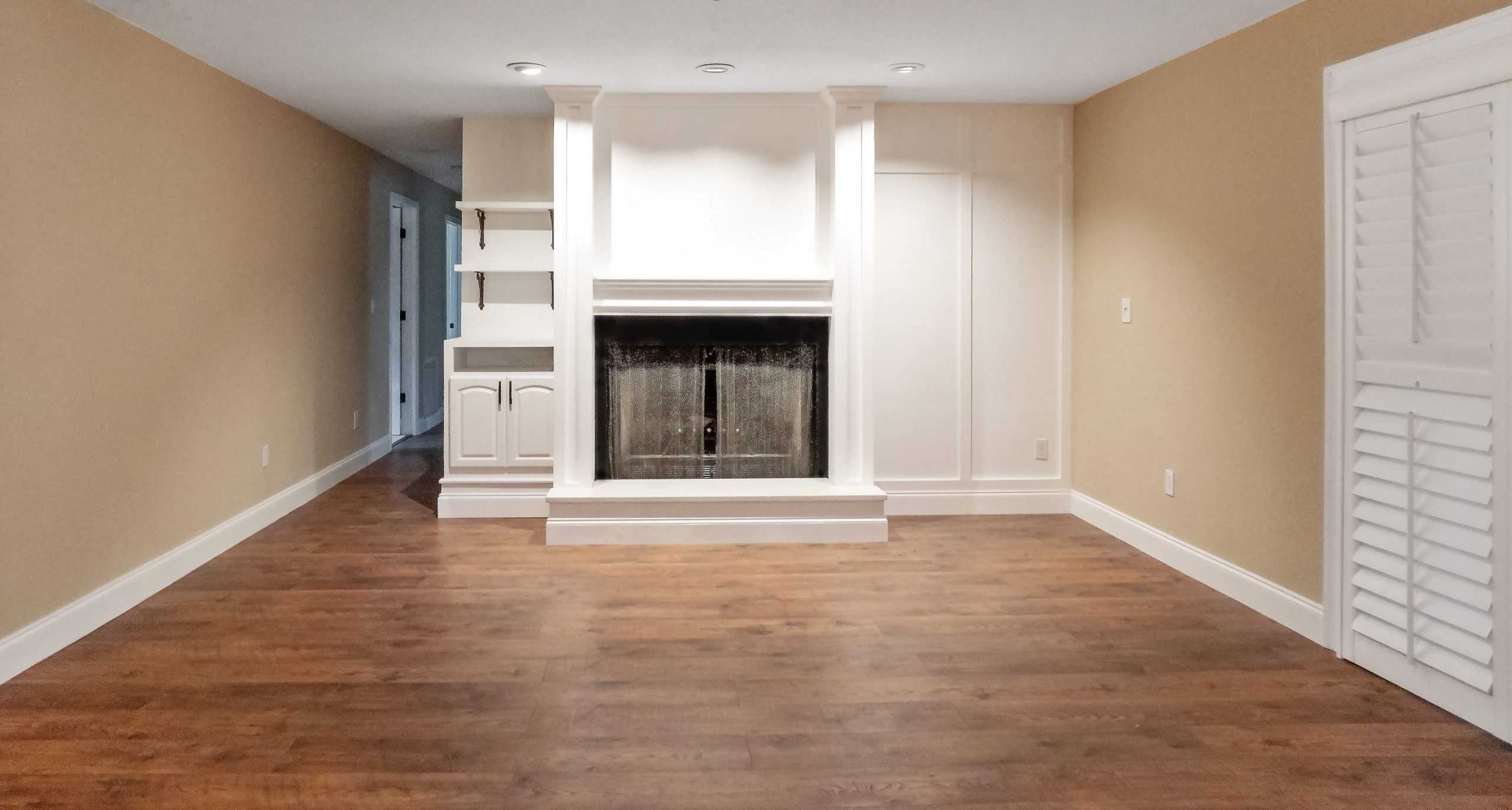 Remodeled Home Fireplace feature