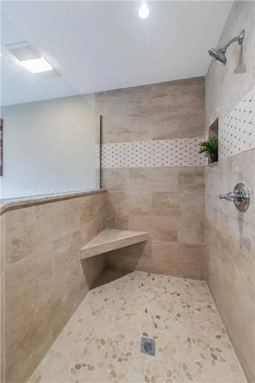 gorgeous shower remodel