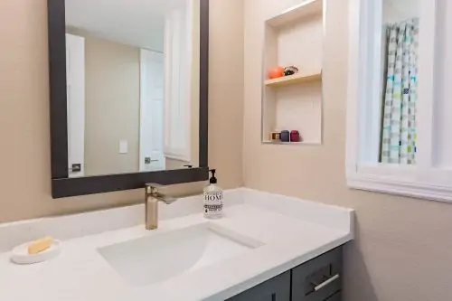 condo remodeling with new bathroom