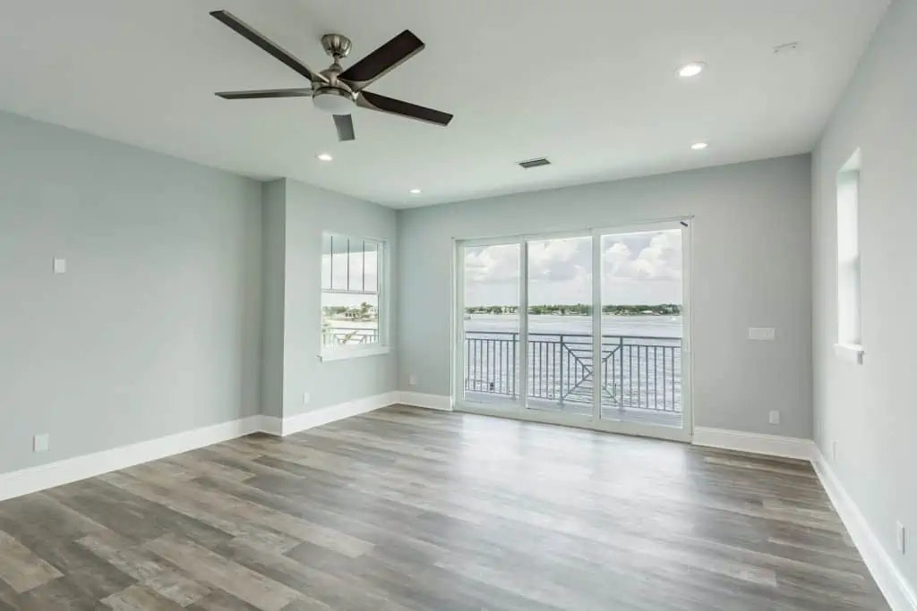 Home Builder in Indian Rocks Beach bedroom with water view