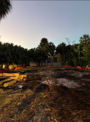 Clearwater Beach Home Builder lot demolished